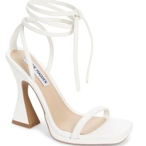 Steven Madden white heels